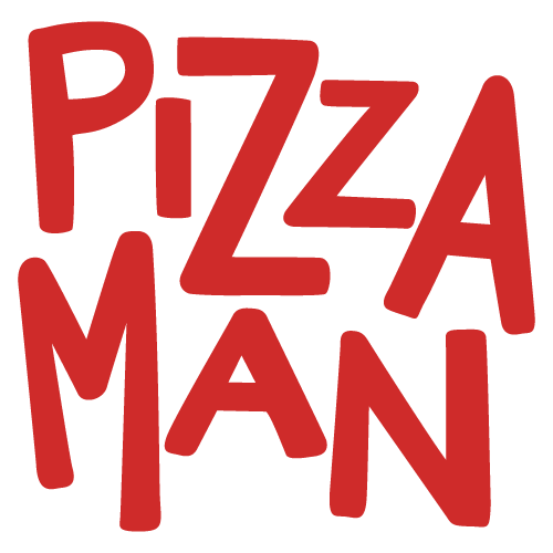 Pizza Man logo top